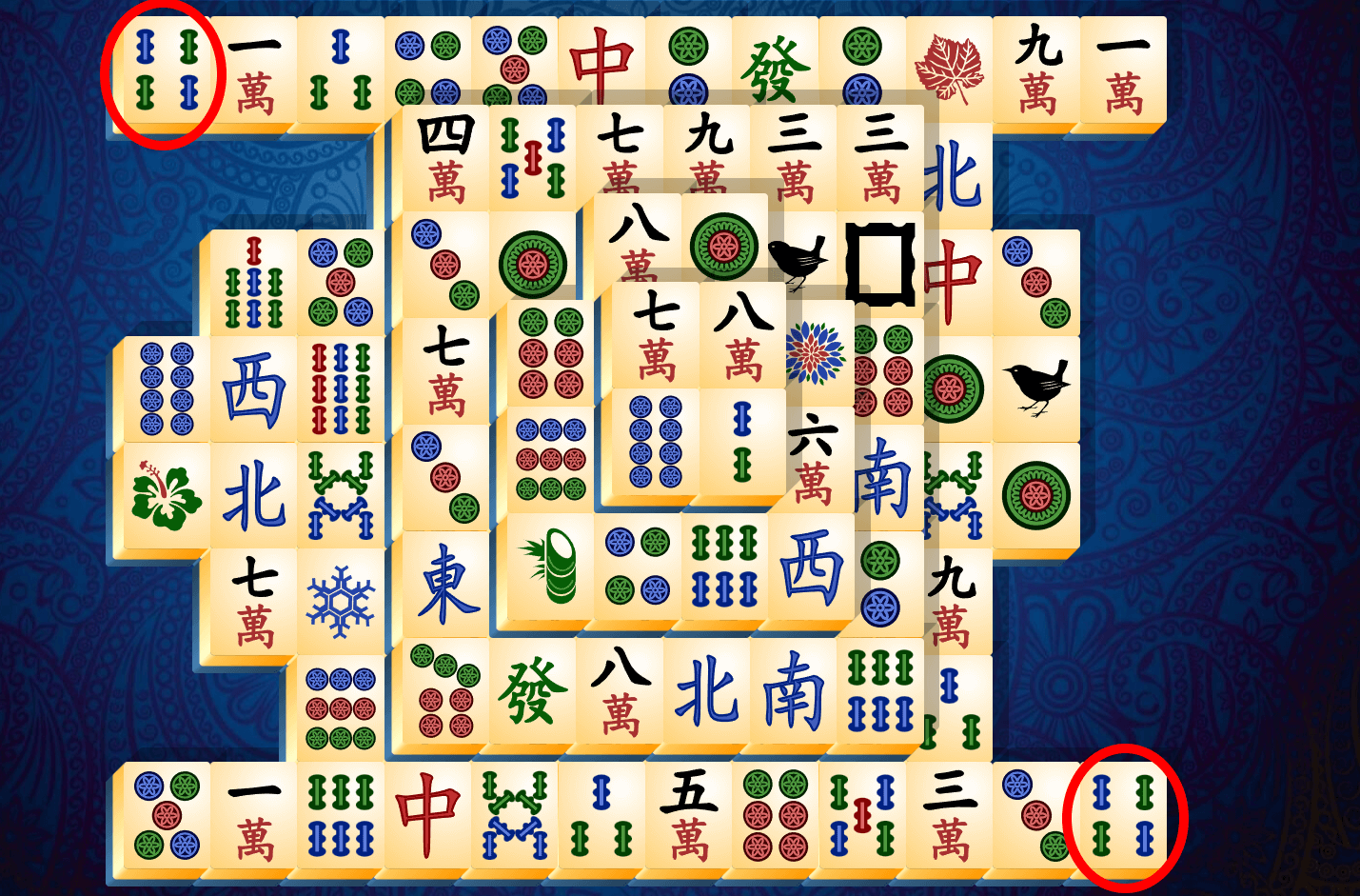 Vodič za pasijans mahjong, 5. korak