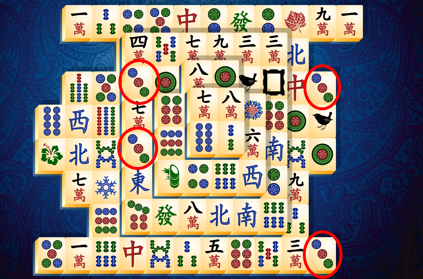 Vodič za pasijans mahjong, 6. korak