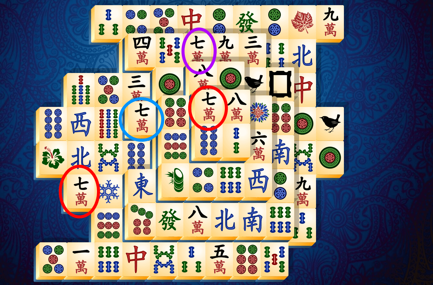 Vodič za pasijans mahjong, 9. korak